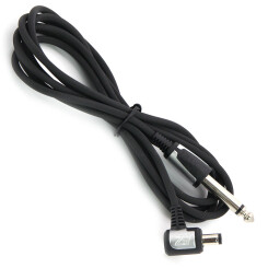 EZ - DC Silikon Wire -180 cm - Black Angled