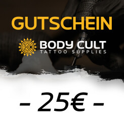 Voucher for Body Cult Tattoo Supplies 25 Euro