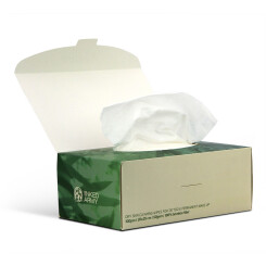 THE INKED ARMY - Bamboo Hygiene Wipes - Compostable and Biodegradable - 20 cm x 25 cm - 100 pcs/pack - 1 Box