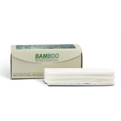 THE INKED ARMY - Bamboe hygiënedoekjes - Composteerbaar en biologisch afbreekbaar - 20 cm x 25 cm - 100 stuks/verpakking - 1 doos