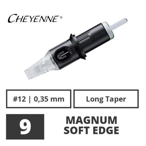 CHEYENNE - Capillary Cartridges - 9 Magnum Soft Edge 0.35 LT - 20 stuks.