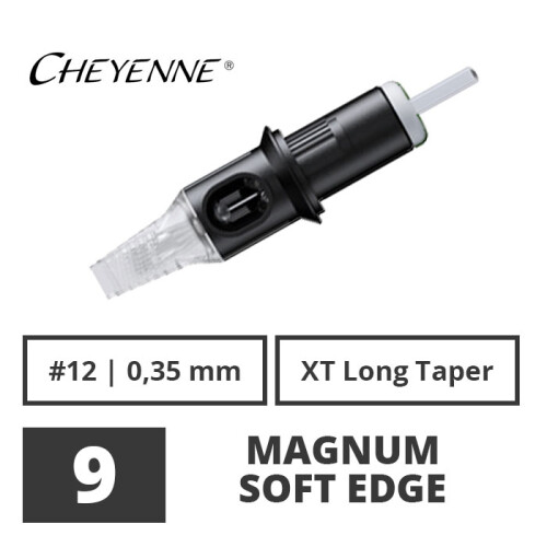 CHEYENNE - Capillary Cartridges - 9 Magnum Soft Edge 0.35 TX LT - 20 stuks.