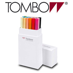 TOMBOW - Brush Pen - Set 18 Secondary Colors - Discounted Item