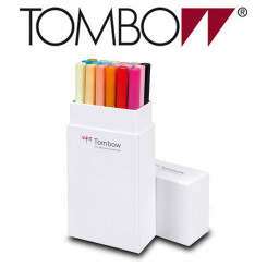 TOMBOW - Brush Pen - Set 18 Secondary Colors