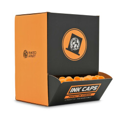 THE INKED ARMY - Silicone Ink Caps - Sterile - Orange - 150 Pieces