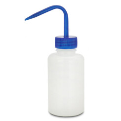 Spritzflasche transparent - Verschluss blau 150 ml