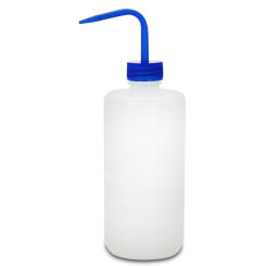 Spuitfles transparant - sluiting blauw 500 ml