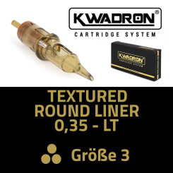 KWADRON - Cartridges - 3 Textured Round Liner - 0,35 LT