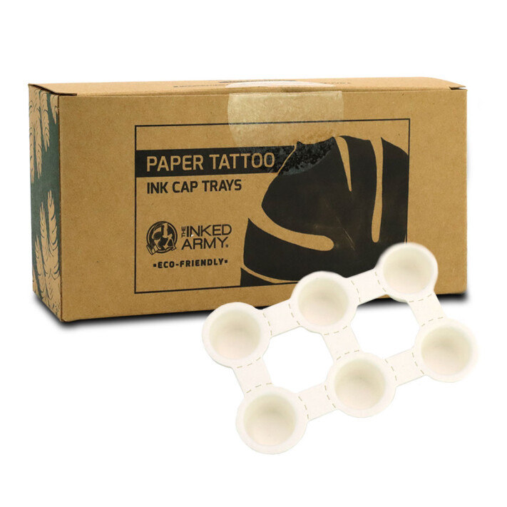 THE INKED ARMY - Paper Ink Tray - Compostable and Biodegradable - 6 x THE INKED ARMY - Paper Ink Tray - Compostable and Biodegradable - 6 x