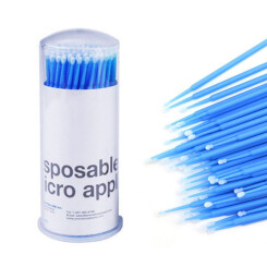 Einmal-Micro-Applikator - Blau - 100 Stk/Pack