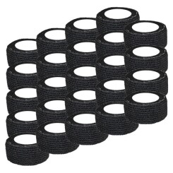 THE INKED ARMY - Supergrip Bandages - 2,5 cm - Black - 24 pcs/Pack