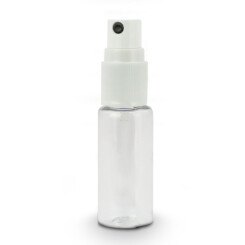 Spray bottle with pressure spray pump transparent 25 ml
