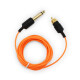 THE INKED ARMY - Lightweight RCA Silikon Kabel - 215 cm Gerade - Orange