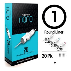 VERTIX - Nano PMU Cartridges - 1 Ronde Liner