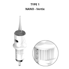 VERTIX - Nano PMU Cartridges - 1 Round Liner - 0,20 mm