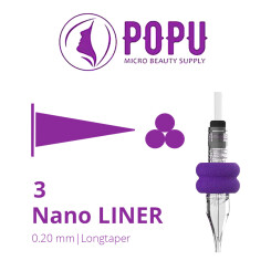 POPU - Omni PMU Cartridges - 3 Nano Liner - 0.20 LT - 20 stuks