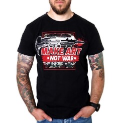 The Inked Army - Gents - T-Shirt - "Make Art not War" - XXL