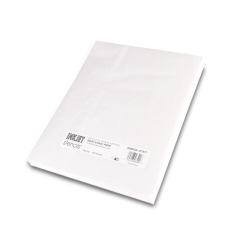 InkJet - Stencil Paper - 21,25 cm x 27,9 cm - 500 Sheets/Pack