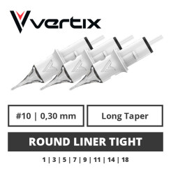 VERTIX - Tattoo Cartridges - Round Liner Tight 0,30 mm LT