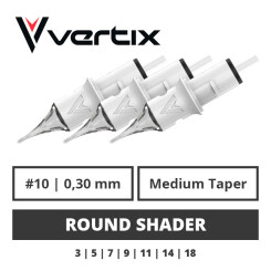 VERTIX - Tattoo Cartridges - Round Shader 0,30 mm MT