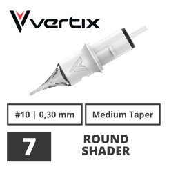VERTIX - Tattoo Cartridges - 7 Round Shader 0,30 mm MT
