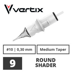 VERTIX - Tattoo Cartridges - 9 Round Shader 0,30 mm MT