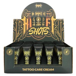 HORNET - Honey - Tattoo Care Cream Shots - Display 25 x...