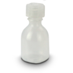 Kunststoffflasche transparent mit Schraubverschluss - 15 ml