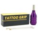 Tattoo Flexible Grip - Fixed - Backstem - Aluminum - Purple - Ø 25 mm