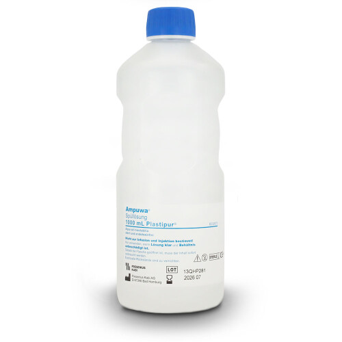 PLASTIPUR - Spoeloplossing - Steriel en Endotoxinevrij Water - 1 L - 1 fles