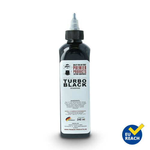 PREMIER PRODUCTEN INK - Tatoeage Inkt - Turbo zwart 120 ml