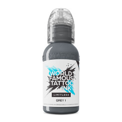 World Famous Limitless - Tattoo Farbe - Grey 1 30 ml