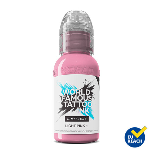 World Famous Limitless - Tatoeage Inkt - Light Pink 1 30 ml