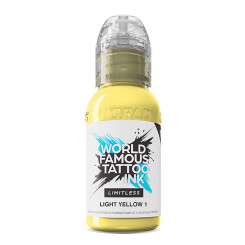 World Famous Limitless - Tattoo Farbe - Light Yellow 1 30 ml