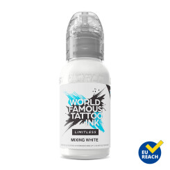 World Famous Limitless - Tattoo Farbe - Mixing White 30 ml
