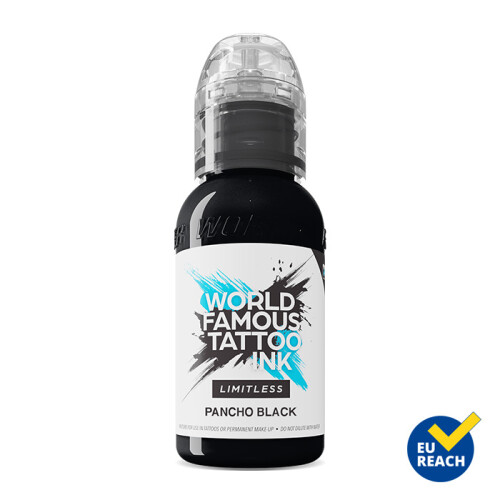 World Famous Limitless - Tattoo Ink - Pancho Black 30 ml