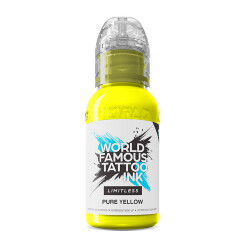 World Famous Limitless - Tatoeage Inkt - Pure Yellow 30 ml