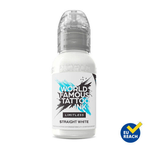 World Famous Limitless - Tatoeage Inkt - Straight White 30 ml