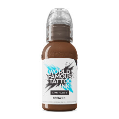 World Famous Limitless - Tattoo Farbe - Brown 1 30 ml