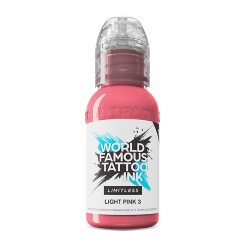 World Famous Limitless - Tatoeage Inkt - Light Pink 3 30 ml