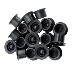 SILICONE INK CUP - Ink Caps - Black Ø 22 mm
