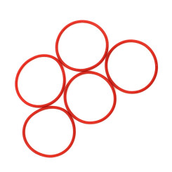 O-Rings - Silicone - For Tattoo Machines - SOL Nova Unlimited red Ø 26 mm - 5 pieces/pack
