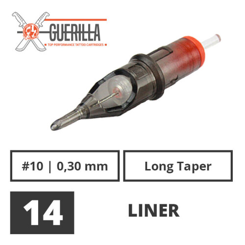 THE INKED ARMY - Guerilla Tattoo Cartridges - 14 Liner 0,30 mm LT - 20 pcs