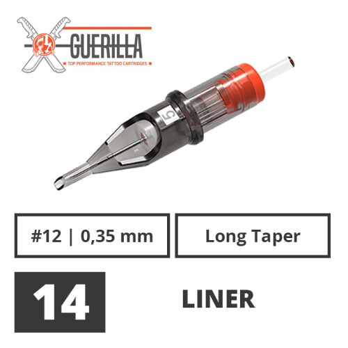 THE INKED ARMY - Guerilla Tattoo Cartridges - 14 Liner 0,35 mm LT - 20 pcs