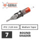 THE INKED ARMY - Guerilla Tattoo Cartridges - 7 Round Shader 0,35 mm MT - 20 pcs