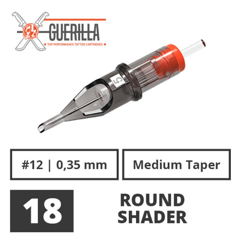 THE INKED ARMY - Guerilla Tattoo Nadelmodule - 18 Round Shader 0,35 mm MT - 20 Stk.