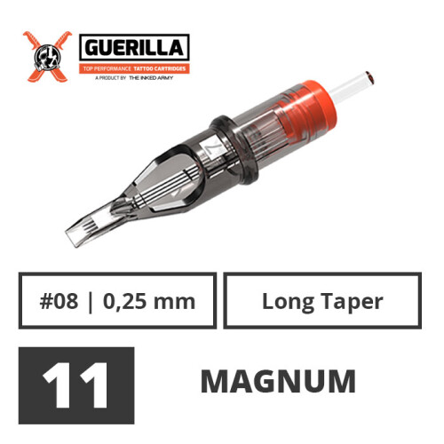 THE INKED ARMY - Guerilla Tattoo Cartridges - 11 Magnum 0,25 mm LT - 20 pcs