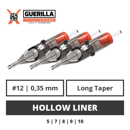 THE INKED ARMY - Guerilla Tattoo Nadelmodule - Hollow Liner - 0,35  LT