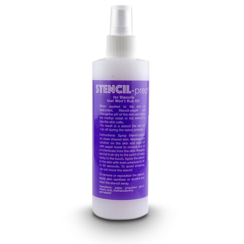 INKJET - Stencil Prep Spray - Tattoo Stencil Fixation - 240 ml