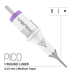 VERTIX - Pico PMU Cartridges - 1 ronde voering 0,33 mm MT